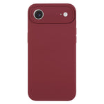 Ốp điện thoại silicone lỏng màu trơn lỗ nhỏ tinh tế, dành cho iPhone Air