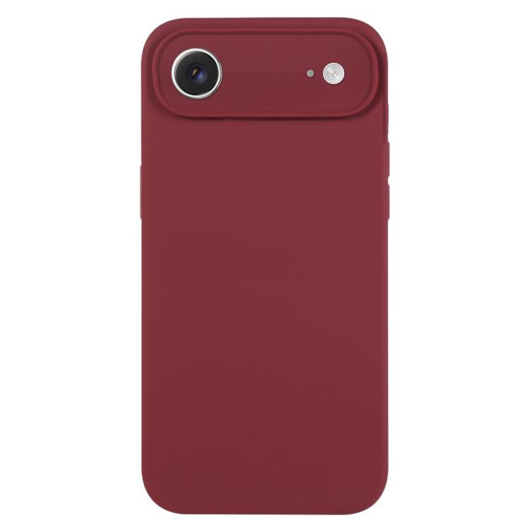 Ốp điện thoại silicone lỏng màu trơn lỗ nhỏ tinh tế, dành cho iPhone Air