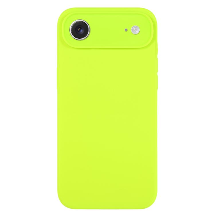 Ốp điện thoại silicone lỏng màu trơn lỗ nhỏ tinh tế, dành cho iPhone Air