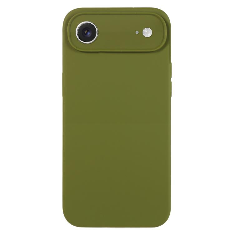 Ốp điện thoại silicone lỏng màu trơn lỗ nhỏ tinh tế, dành cho iPhone Air