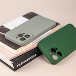 Ốp điện thoại silicone lỏng màu trơn lỗ nhỏ tinh tế, dành cho iPhone Air