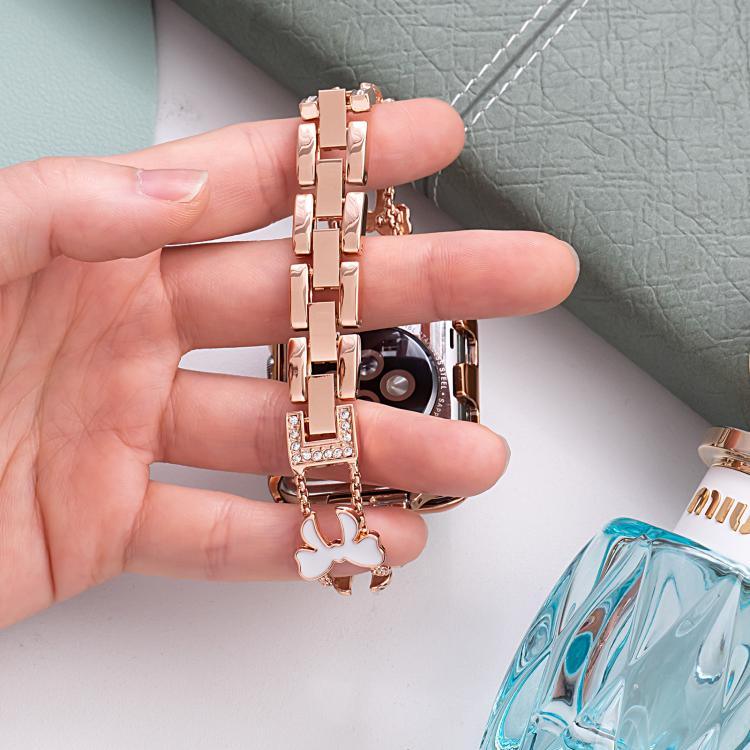 Dây đồng hồ kim loại kim cương vòng tay xDfind hình Nơ, Dành cho Apple Watch 42 / 44 / 45 / 46 / 49mm, Dành cho Apple Watch 38 / 40 / 41 / S11 42mm