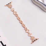 Dây đồng hồ kim loại kim cương vòng tay xDfind hình Vương miện, Dành cho Apple Watch 42 / 44 / 45 / 46 / 49mm, Dành cho Apple Watch 38 / 40 / 41 / S11 42mm