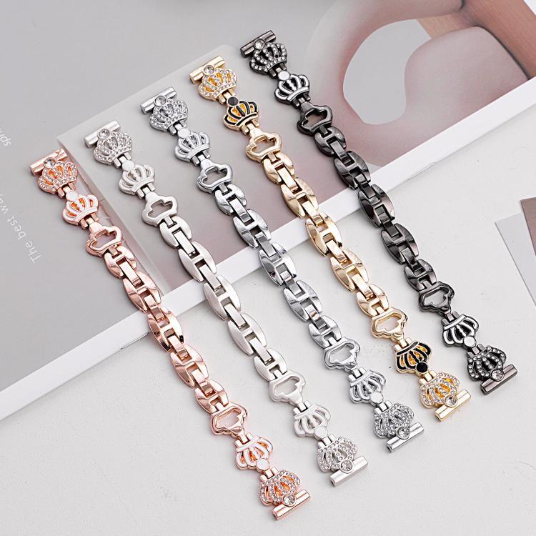 Dây đồng hồ kim loại kim cương vòng tay xDfind hình Vương miện, Dành cho Apple Watch 42 / 44 / 45 / 46 / 49mm, Dành cho Apple Watch 38 / 40 / 41 / S11 42mm