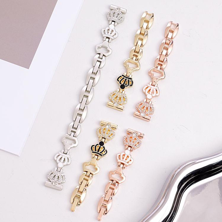 Dây đồng hồ kim loại kim cương vòng tay xDfind hình Vương miện, Dành cho Apple Watch 42 / 44 / 45 / 46 / 49mm, Dành cho Apple Watch 38 / 40 / 41 / S11 42mm