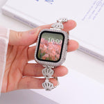 Dây đồng hồ kim loại kim cương vòng tay xDfind hình Vương miện, Dành cho Apple Watch 42 / 44 / 45 / 46 / 49mm, Dành cho Apple Watch 38 / 40 / 41 / S11 42mm