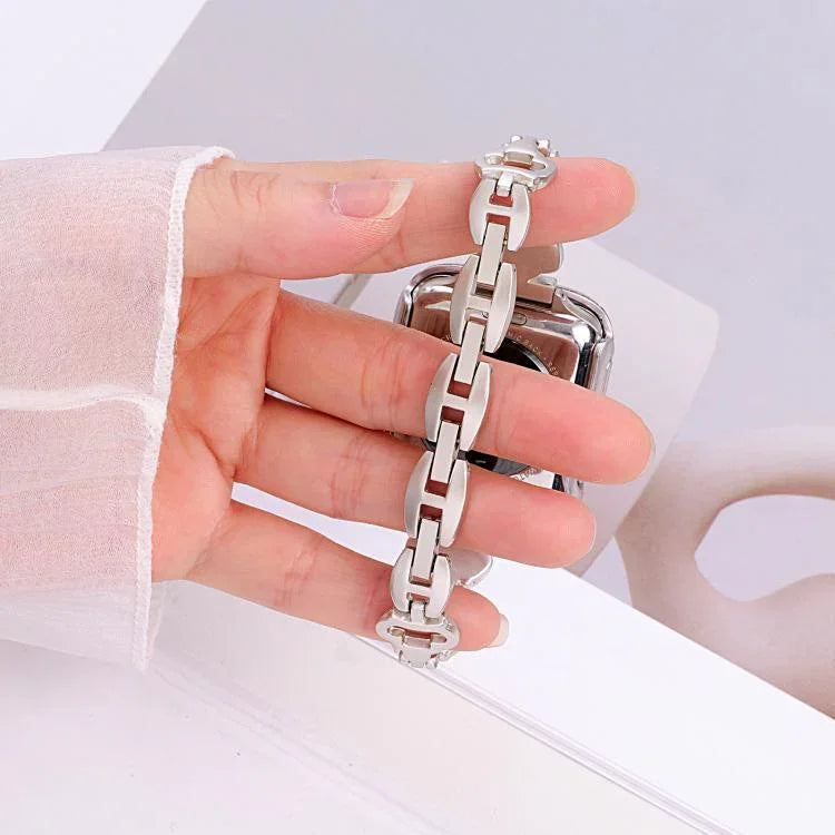Dây đồng hồ kim loại kim cương vòng tay xDfind hình Vương miện, Dành cho Apple Watch 42 / 44 / 45 / 46 / 49mm, Dành cho Apple Watch 38 / 40 / 41 / S11 42mm
