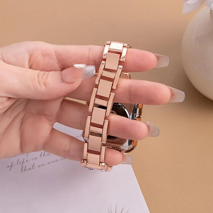 Dây đồng hồ kim loại kim cương vòng tay xDfind Happy Zoo, Dành cho Apple Watch 42 / 44 / 45 / 46 / 49mm, Dành cho Apple Watch 38 / 40 / 41 / S11 42mm