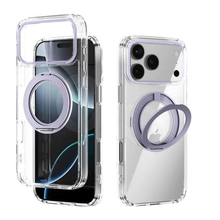 Ốp lưng điện thoại trong suốt ABEEL MagSafe Q-LUCK có giá đỡ xoay, dành cho iPhone 17 Pro Max, iPhone 17 Pro, iPhone 17, iPhone Air, iPhone 16 Pro Max, iPhone 16 Pro, iPhone 16 Plus, iPhone 16