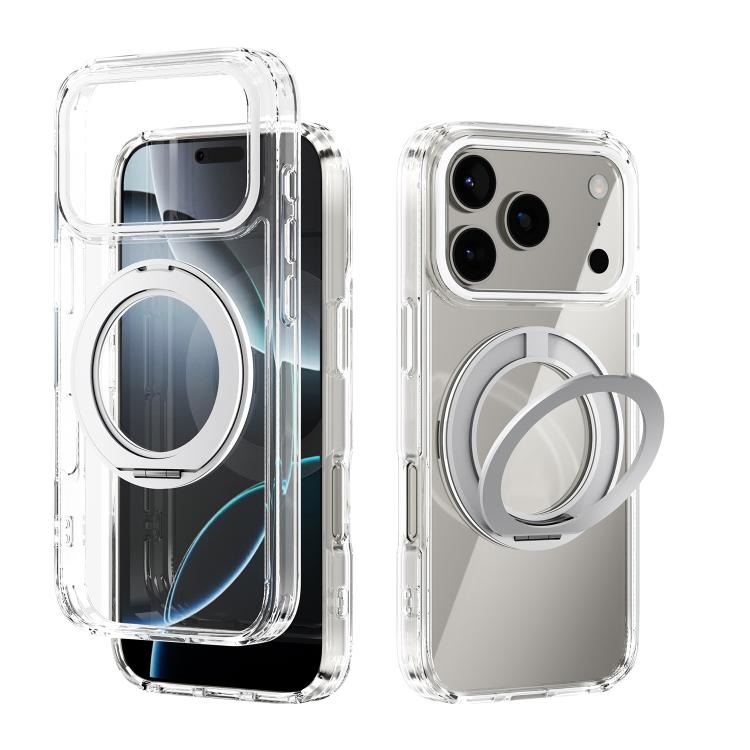 Ốp lưng điện thoại trong suốt ABEEL MagSafe Q-LUCK có giá đỡ xoay, dành cho iPhone 17 Pro Max, iPhone 17 Pro, iPhone 17, iPhone Air, iPhone 16 Pro Max, iPhone 16 Pro, iPhone 16 Plus, iPhone 16