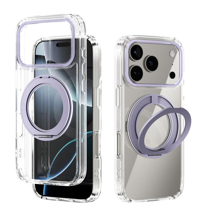 Ốp lưng điện thoại trong suốt ABEEL MagSafe Q-LUCK có giá đỡ xoay, dành cho iPhone 17 Pro Max, iPhone 17 Pro, iPhone 17, iPhone Air, iPhone 16 Pro Max, iPhone 16 Pro, iPhone 16 Plus, iPhone 16