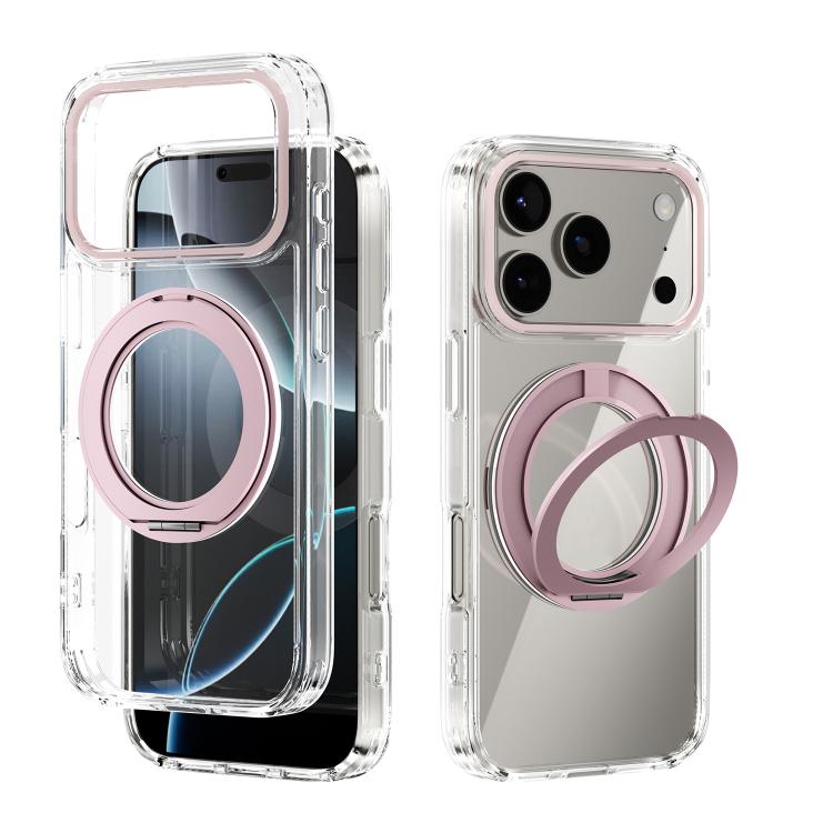 Ốp lưng điện thoại trong suốt ABEEL MagSafe Q-LUCK có giá đỡ xoay, dành cho iPhone 17 Pro Max, iPhone 17 Pro, iPhone 17, iPhone Air, iPhone 16 Pro Max, iPhone 16 Pro, iPhone 16 Plus, iPhone 16