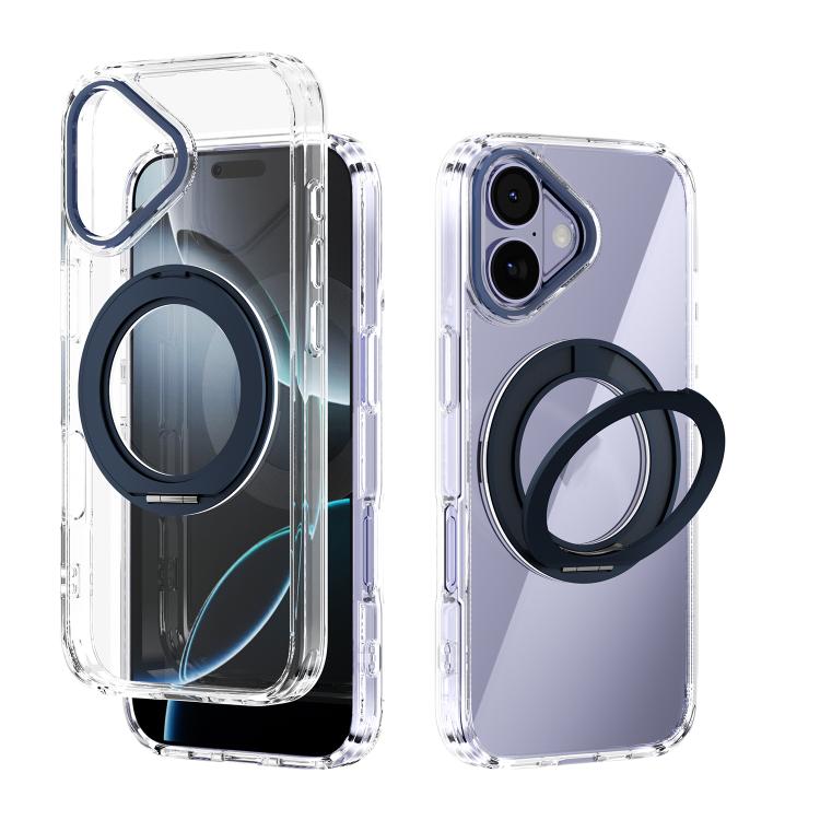 Ốp lưng điện thoại trong suốt ABEEL MagSafe Q-LUCK có giá đỡ xoay, dành cho iPhone 17 Pro Max, iPhone 17 Pro, iPhone 17, iPhone Air, iPhone 16 Pro Max, iPhone 16 Pro, iPhone 16 Plus, iPhone 16