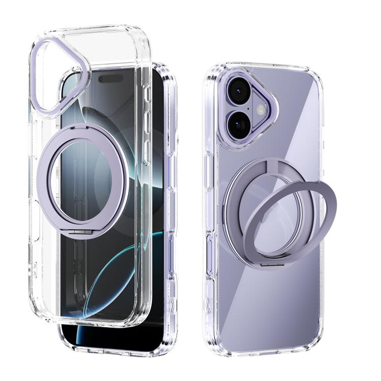 Ốp lưng điện thoại trong suốt ABEEL MagSafe Q-LUCK có giá đỡ xoay, dành cho iPhone 17 Pro Max, iPhone 17 Pro, iPhone 17, iPhone Air, iPhone 16 Pro Max, iPhone 16 Pro, iPhone 16 Plus, iPhone 16