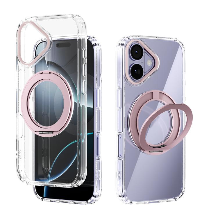Ốp lưng điện thoại trong suốt ABEEL MagSafe Q-LUCK có giá đỡ xoay, dành cho iPhone 17 Pro Max, iPhone 17 Pro, iPhone 17, iPhone Air, iPhone 16 Pro Max, iPhone 16 Pro, iPhone 16 Plus, iPhone 16