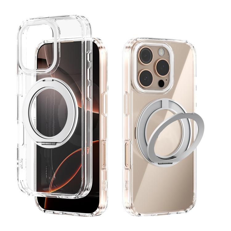Ốp lưng điện thoại trong suốt ABEEL MagSafe Q-LUCK có giá đỡ xoay, dành cho iPhone 17 Pro Max, iPhone 17 Pro, iPhone 17, iPhone Air, iPhone 16 Pro Max, iPhone 16 Pro, iPhone 16 Plus, iPhone 16
