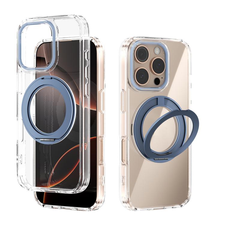 Ốp lưng điện thoại trong suốt ABEEL MagSafe Q-LUCK có giá đỡ xoay, dành cho iPhone 17 Pro Max, iPhone 17 Pro, iPhone 17, iPhone Air, iPhone 16 Pro Max, iPhone 16 Pro, iPhone 16 Plus, iPhone 16
