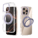 Ốp lưng điện thoại trong suốt ABEEL MagSafe Q-LUCK có giá đỡ xoay, dành cho iPhone 17 Pro Max, iPhone 17 Pro, iPhone 17, iPhone Air, iPhone 16 Pro Max, iPhone 16 Pro, iPhone 16 Plus, iPhone 16
