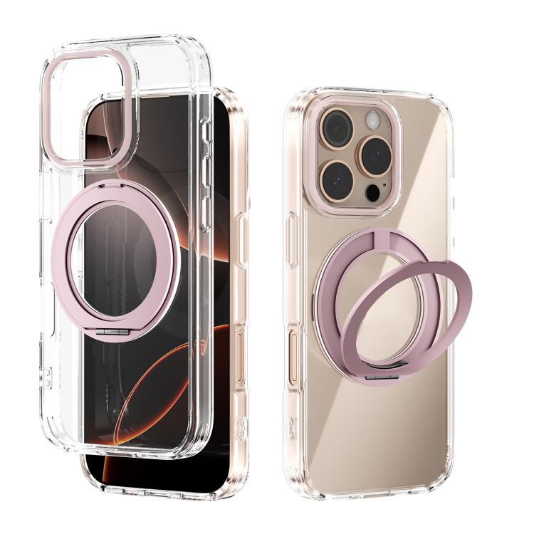 Ốp lưng điện thoại trong suốt ABEEL MagSafe Q-LUCK có giá đỡ xoay, dành cho iPhone 17 Pro Max, iPhone 17 Pro, iPhone 17, iPhone Air, iPhone 16 Pro Max, iPhone 16 Pro, iPhone 16 Plus, iPhone 16