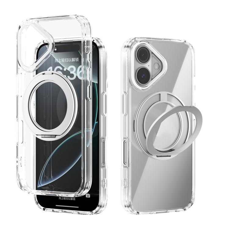 Ốp lưng điện thoại trong suốt ABEEL MagSafe Q-LUCK có giá đỡ xoay, dành cho iPhone 17 Pro Max, iPhone 17 Pro, iPhone 17, iPhone Air, iPhone 16 Pro Max, iPhone 16 Pro, iPhone 16 Plus, iPhone 16