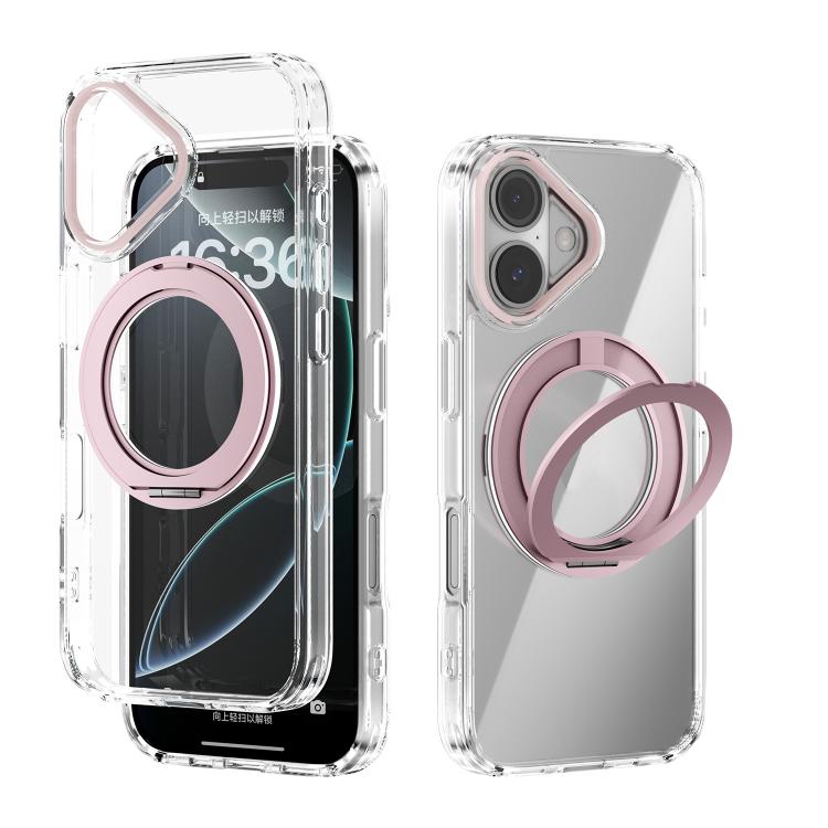 Ốp lưng điện thoại trong suốt ABEEL MagSafe Q-LUCK có giá đỡ xoay, dành cho iPhone 17 Pro Max, iPhone 17 Pro, iPhone 17, iPhone Air, iPhone 16 Pro Max, iPhone 16 Pro, iPhone 16 Plus, iPhone 16