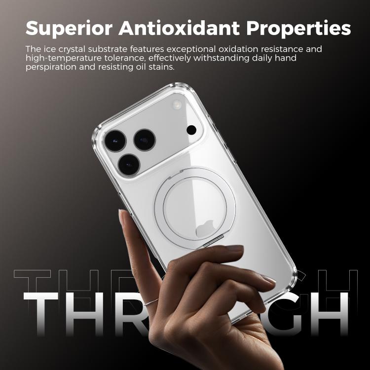 Ốp lưng điện thoại trong suốt ABEEL MagSafe Q-LUCK Pivot Bracket, dành cho iPhone 15 Pro Max, iPhone 15 Pro, iPhone 15 Plus, iPhone 15, iPhone 14 Plus, iPhone 14, iPhone 14 Pro, iPhone 14 Pro Max