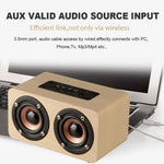 Loa Bluetooth không dây gỗ K5, hỗ trợ Bluetooth, AUX, thẻ TF, K5