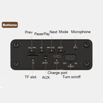 Loa Bluetooth không dây gỗ K5, hỗ trợ Bluetooth, AUX, thẻ TF, K5