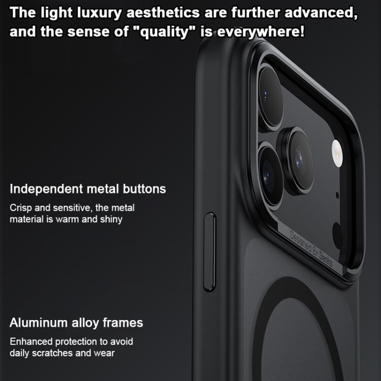 Ốp lưng điện thoại chống sốc từ tính Benks Skin Feel Series MagSafe, dành cho iPhone 17 Pro Max, iPhone 17 Pro