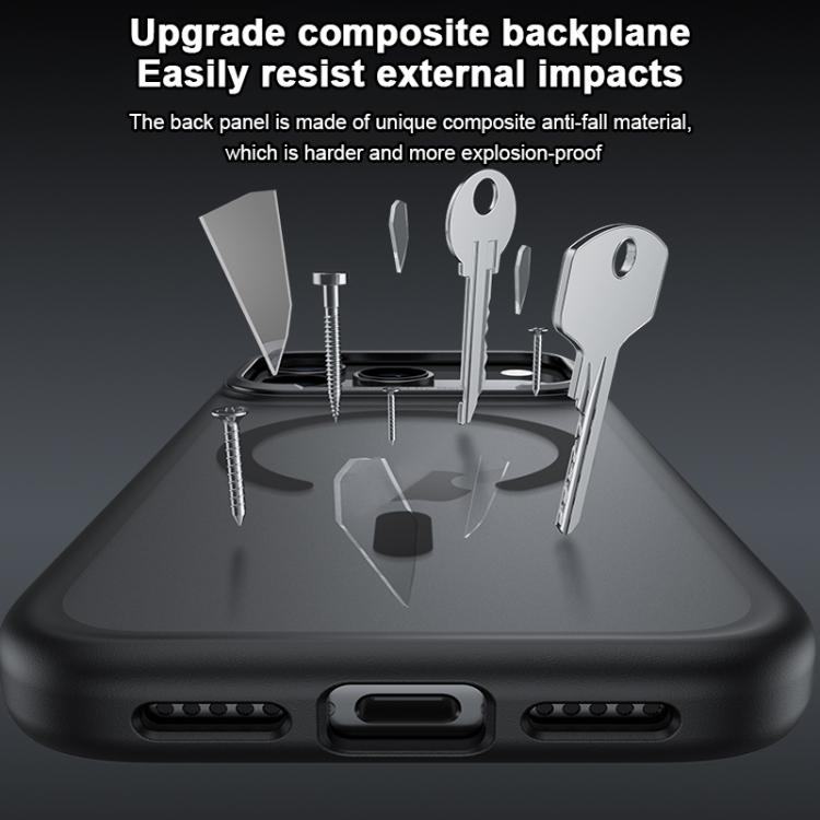 Ốp lưng điện thoại chống sốc từ tính Benks Skin Feel Series MagSafe, dành cho iPhone 17 Pro Max, iPhone 17 Pro