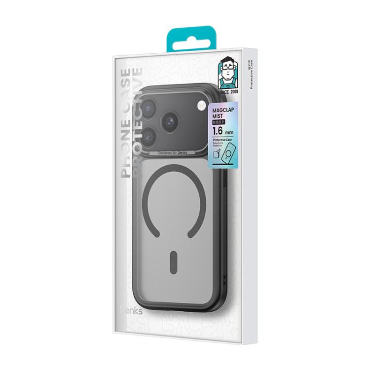 Ốp lưng điện thoại chống sốc từ tính Benks Skin Feel Series MagSafe, dành cho iPhone 17 Pro Max, iPhone 17 Pro
