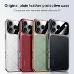 Ốp lưng điện thoại PC da trơn, dành cho iPhone 17 Pro Max, iPhone 17 Pro, iPhone 17, iPhone Air
