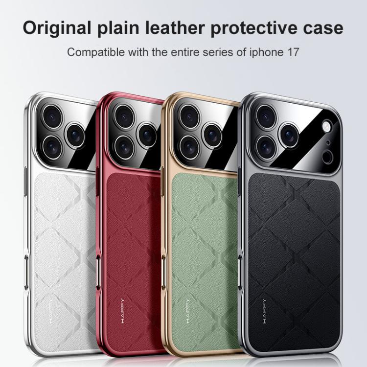 Ốp lưng điện thoại PC da trơn, dành cho iPhone 17 Pro Max, iPhone 17 Pro, iPhone 17, iPhone Air