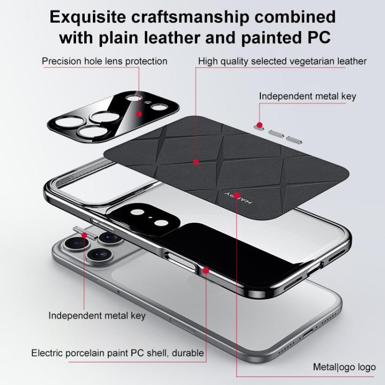 Ốp lưng điện thoại PC da trơn, dành cho iPhone 17 Pro Max, iPhone 17 Pro, iPhone 17, iPhone Air