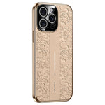 Ốp lưng điện thoại PC da trơn họa tiết Rồng Mây, dành cho iPhone 14 Pro Max