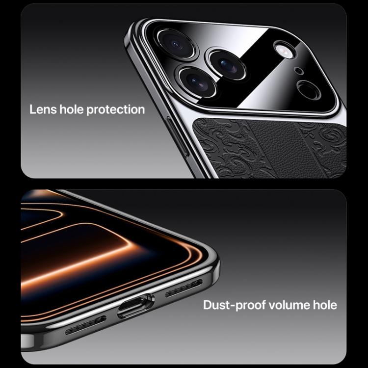 Ốp lưng điện thoại PC da trơn họa tiết Rồng Mây, dành cho iPhone 14 Pro Max