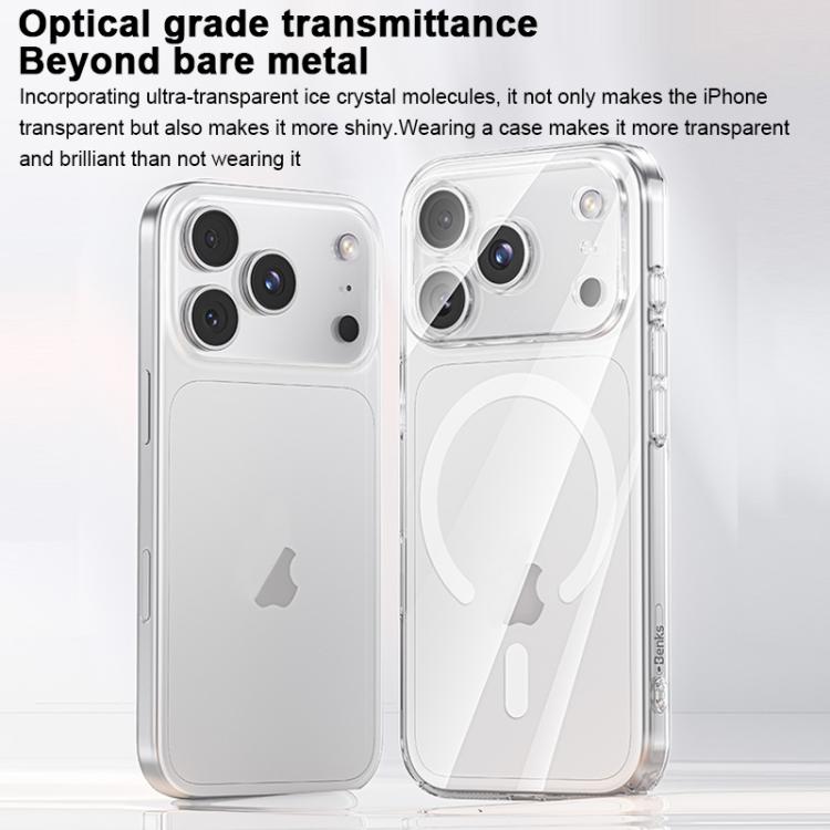 Ốp lưng điện thoại siêu mỏng từ tính Benks Zero Sense MagSafe, dành cho iPhone 17 Pro Max, iPhone 17 Pro, iPhone 17, iPhone Air