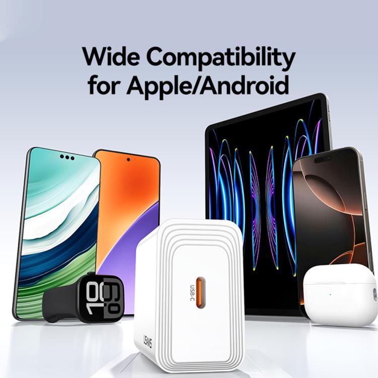 Sạc nhanh cổng đơn USB-C / Type-C PD 30W USAMS CC329 T69, CC329