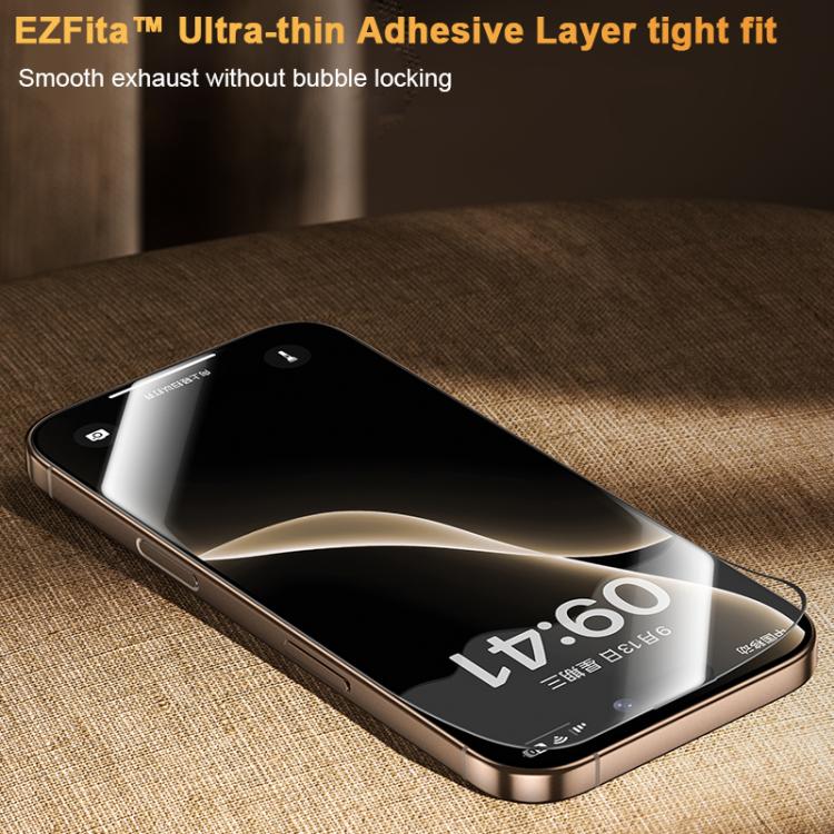 Miếng dán kính cường lực HD dán nhanh Benks King Kong Corning uốn nóng keo đầy đủ, dành cho iPhone 17 Pro Max, iPhone 17 Pro, iPhone 17