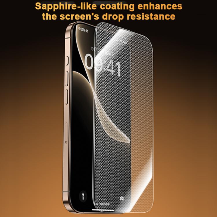 Benks King Kong Corning Hot-bend Miếng dán kính cường lực DLC dán keo toàn bộ phiên bản lắp nhanh, Dành cho iPhone 17 Pro Max, Dành cho iPhone 17 Pro