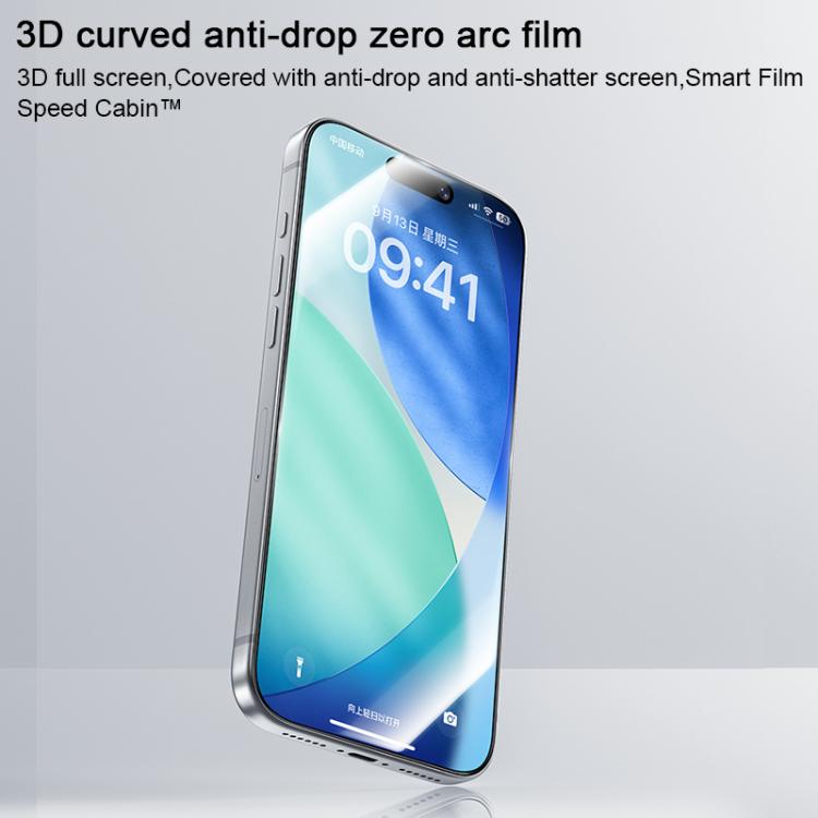 Miếng dán kính cường lực bảo vệ màn hình HD Benks Zero Curve Edge, dành cho iPhone 17 Pro Max, iPhone 17, iPhone Air