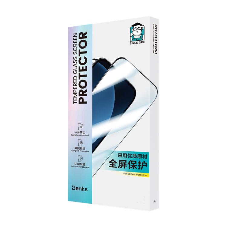 Miếng dán kính cường lực bảo vệ màn hình HD Benks Zero Curve Edge, dành cho iPhone 17 Pro Max, iPhone 17, iPhone Air
