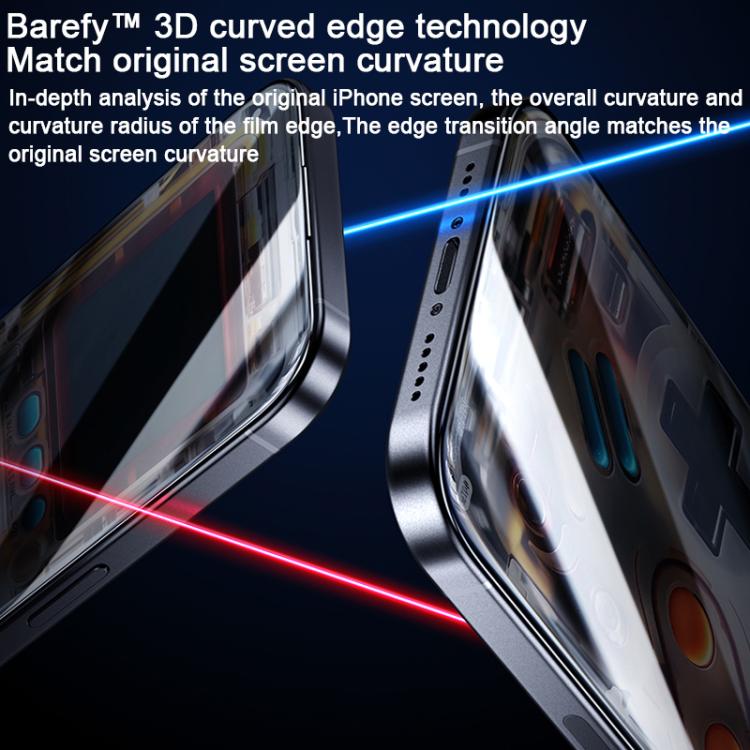 Miếng dán kính cường lực mờ chơi game Benks Zero Curve Edge, dành cho iPhone 17 Pro Max, iPhone 17