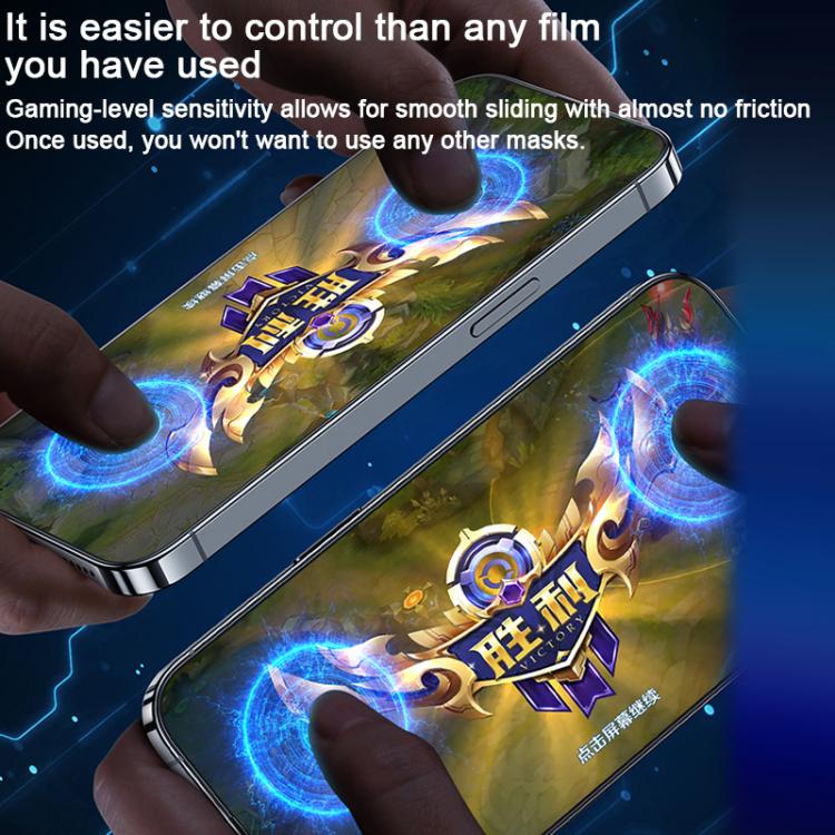 Miếng dán kính cường lực mờ chơi game Benks Zero Curve Edge, dành cho iPhone 17 Pro Max, iPhone 17