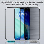 Miếng dán màn hình kính cường lực chống nhìn trộm Benks Zero Curve Edge, dành cho iPhone 17 Pro Max, iPhone 17, iPhone Air