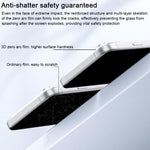 Miếng dán màn hình kính cường lực chống nhìn trộm Benks Zero Curve Edge, dành cho iPhone 17 Pro Max, iPhone 17, iPhone Air