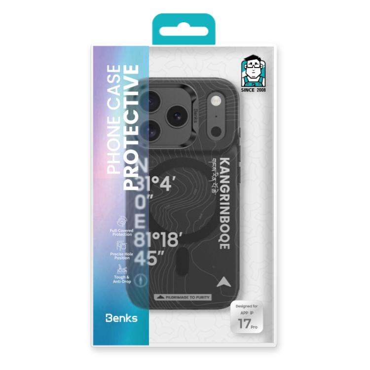Ốp lưng điện thoại từ tính Benks Light Color D1 Series MagSafe, dành cho iPhone 17 Pro Max, iPhone 17 Pro
