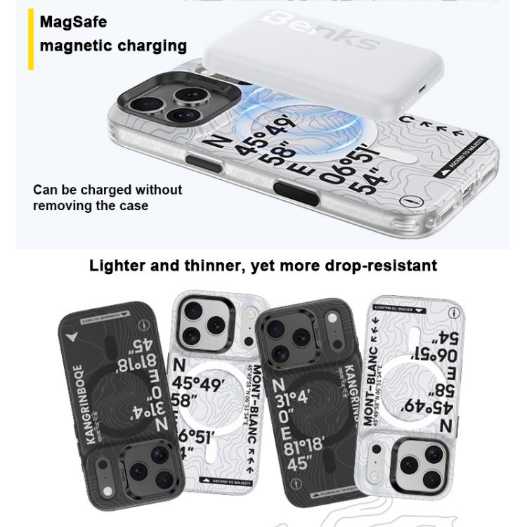 Ốp lưng điện thoại từ tính Benks Light Color D1 Series MagSafe, dành cho iPhone 17 Pro Max, iPhone 17 Pro