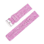 Stainless Steel Pin Buckle Nylon Woven Canvas Watch Band, 16mm, 18mm