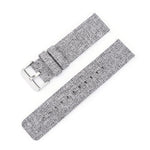 Stainless Steel Pin Buckle Nylon Woven Canvas Watch Band, 16mm, 18mm